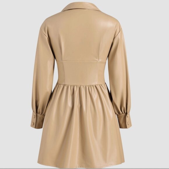 Cider Tan Mini Dress - Picture 2 of 15